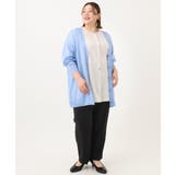 【大きいサイズ/接触冷感】洗えるVネックカーディガン | eur3 | 詳細画像14 