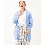 【大きいサイズ/接触冷感】洗えるVネックカーディガン | eur3 | 詳細画像2 