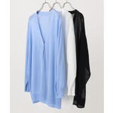 【大きいサイズ/接触冷感】洗えるVネックカーディガン | eur3 | 詳細画像26 