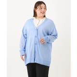 【大きいサイズ/接触冷感】洗えるVネックカーディガン | eur3 | 詳細画像6 