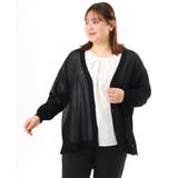 【大きいサイズ/接触冷感】Vネックシア―カーディガン | eur3 | 詳細画像17