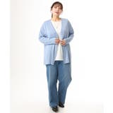 【大きいサイズ/接触冷感/UVカット】Aライン長袖カーディガン | eur3 | 詳細画像14