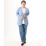 【大きいサイズ/接触冷感/UVカット】Aライン長袖カーディガン | eur3 | 詳細画像15
