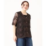 【大きいサイズ】クロシェ風カーディガン | eur3 | 詳細画像10 