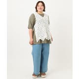 【大きいサイズ】クロシェ風ベスト | eur3 | 詳細画像12 