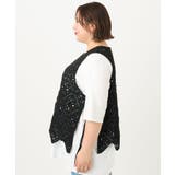 【大きいサイズ】クロシェ風ベスト | eur3 | 詳細画像22 
