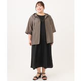 【大きいサイズ/接触冷感】シア―フーディブラウス | eur3 | 詳細画像26
