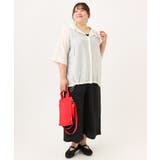 【大きいサイズ/接触冷感】シア―フーディブラウス | eur3 | 詳細画像36