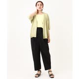 【大きいサイズ】ハーフスリーブコンビカーディガン | eur3 | 詳細画像5 