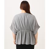 【大きいサイズ/LAVEANGE×eur3】フロントファスナーシア―ブルゾン | eur3 | 詳細画像3