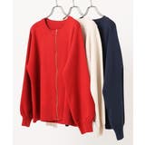 【大きいサイズ】ジップカーディガン | eur3 | 詳細画像16