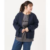 【大きいサイズ】ジップカーディガン | eur3 | 詳細画像17