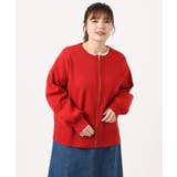 【大きいサイズ】ジップカーディガン | eur3 | 詳細画像6