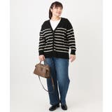 【大きいサイズ/洗える】Vネックカーディガン | eur3 | 詳細画像19 