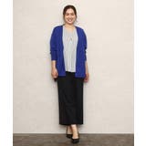 【大きいサイズ/洗える】Vネックカーディガン | eur3 | 詳細画像2 