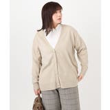 【大きいサイズ/洗える】Vネックカーディガン | eur3 | 詳細画像25 