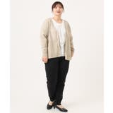 【大きいサイズ/洗える】Vネックカーディガン | eur3 | 詳細画像31 