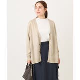 【大きいサイズ/洗える】Vネックカーディガン | eur3 | 詳細画像34 