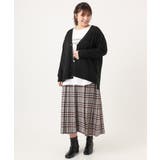 【大きいサイズ/洗える】Vネックカーディガン | eur3 | 詳細画像44 