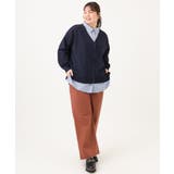 【大きいサイズ】シャツドッキングニットカーディガン | eur3 | 詳細画像12