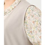 【大きいサイズ】カットジョーゼットVネックジレ | eur3 | 詳細画像10 