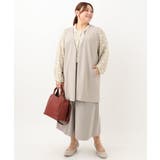 【大きいサイズ】カットジョーゼットVネックジレ | eur3 | 詳細画像16 