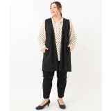 【大きいサイズ】カットジョーゼットVネックジレ | eur3 | 詳細画像24 