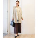 【大きいサイズ】カットジョーゼットVネックジレ | eur3 | 詳細画像4 