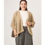 ベージュ(82) | 【大きいサイズ】フラッフィージャケット | eur3