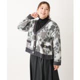 【大きいサイズ】ジャカードカーディガン | eur3 | 詳細画像10 