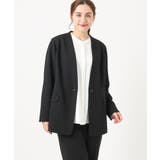 ブラック(94) | 【大きいサイズ 11号サイズあり セットアップ対応】カットジョーゼットストレッチ… | eur3