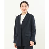 【大きいサイズ 11号サイズあり セットアップ対応】カットジョーゼットジャケット | eur3 | 詳細画像4