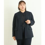 【大きいサイズ 11号サイズあり セットアップ対応】カットジョーゼットジャケット | eur3 | 詳細画像7