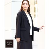 ブラック(94) | Wクロスストレッチテーラードジャケット | eur3