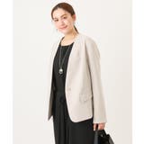 【大きいサイズ/11号サイズあり】Wクロスノーカラージャケット | eur3 | 詳細画像14 