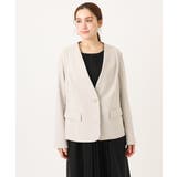 【大きいサイズ/11号サイズあり】Wクロスノーカラージャケット | eur3 | 詳細画像15 