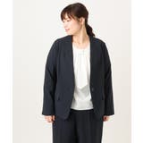 【大きいサイズ/11号サイズあり】Wクロスノーカラージャケット | eur3 | 詳細画像6 