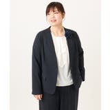 【大きいサイズ/11号サイズあり】Wクロスノーカラージャケット | eur3 | 詳細画像7 