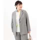 【大きいサイズ 11号サイズあり セットアップ対応】ストレッチテーラードジャケッ… | eur3 | 詳細画像15 