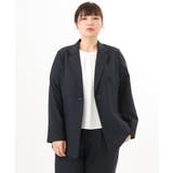 【大きいサイズ 11号サイズあり セットアップ対応】ストレッチテーラードジャケッ… | eur3 | 詳細画像4 