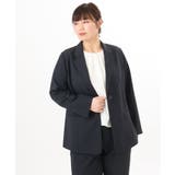 【大きいサイズ 11号サイズあり セットアップ対応】ストレッチテーラードジャケッ… | eur3 | 詳細画像5 