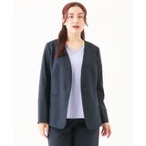 リネンライクVネックジャケット | eur3 | 詳細画像3 