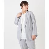 【大きいサイズ 11号サイズあり セットアップ対応】接触冷感ストレッチテーラード… | eur3 | 詳細画像15 