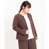 メランジドライノーカラージャケット | eur3 | 詳細画像7 