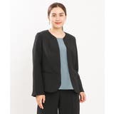 ブラック(94) | メランジドライノーカラージャケット | eur3