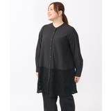 【大きいサイズ】レースコンビシャツチュニック | eur3 | 詳細画像12 