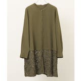 【大きいサイズ】レースコンビシャツチュニック | eur3 | 詳細画像5 