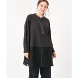 【大きいサイズ】レースコンビシャツチュニック | eur3 | 詳細画像7 