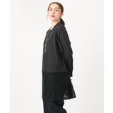 【大きいサイズ】レースコンビシャツチュニック | eur3 | 詳細画像8 