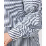 【大きいサイズ/soso×eur3】ケープ風ストライプシャツ | eur3 | 詳細画像8 